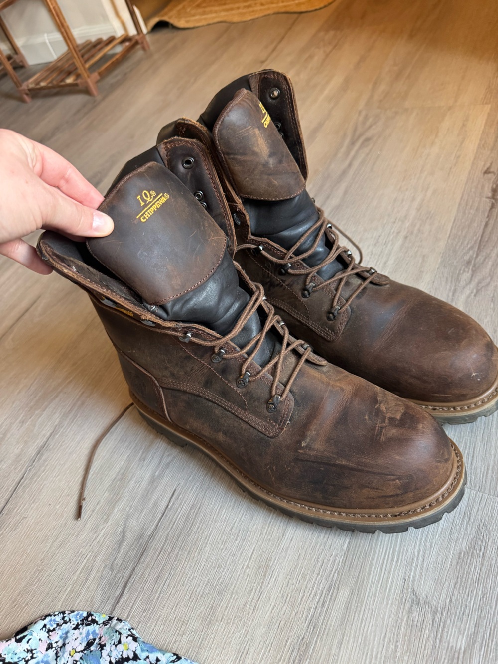 Men's 14W Chippewa Boots